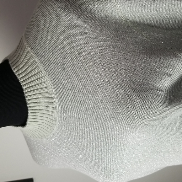 🎁 Free People pistachio green sparkle sweater - Picture 3 of 6